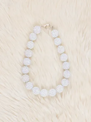 Silver Sparkle Bubble Necklace