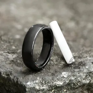 Simple Couple Wedding Ceramic Ring