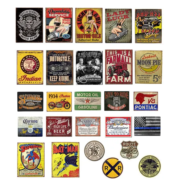 Smith & Wesson Tin Sign