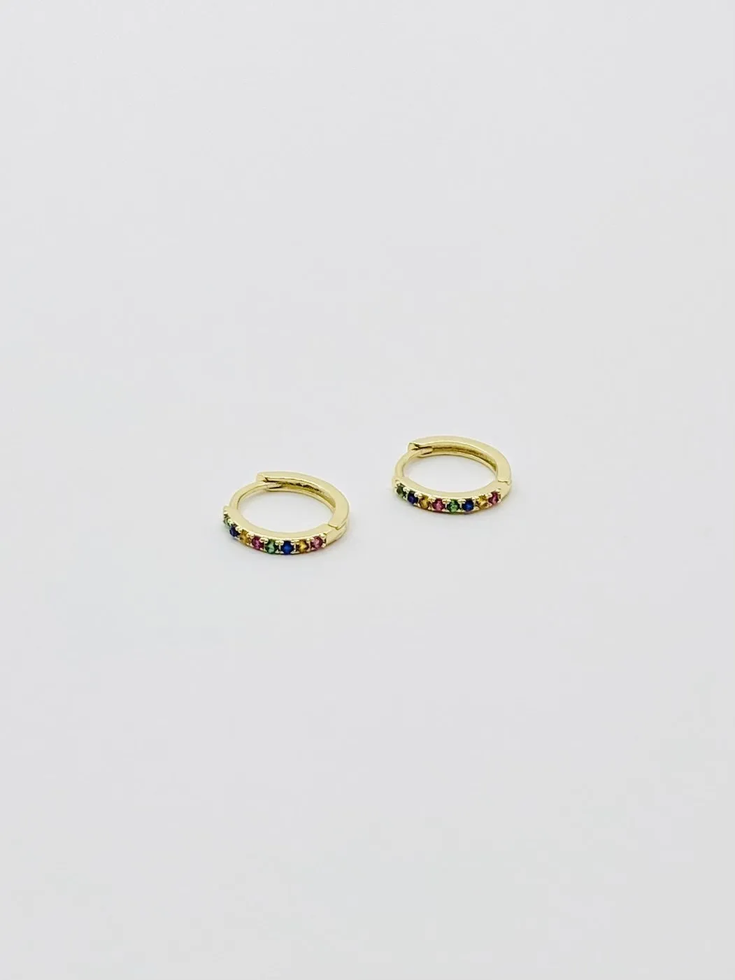 Some Little Gold Plated or Sterling Silver Huggie Earrings 475