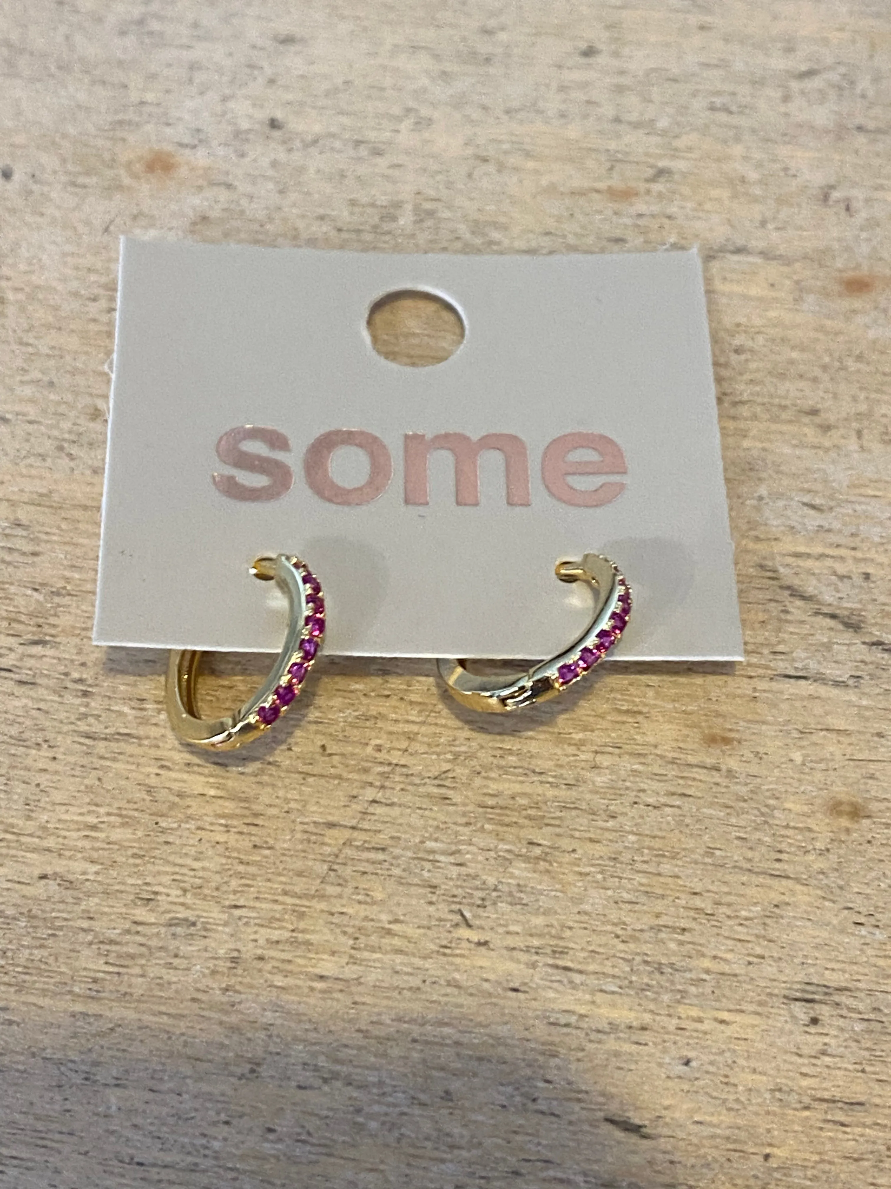 Some Little Gold Plated or Sterling Silver Huggie Earrings 475
