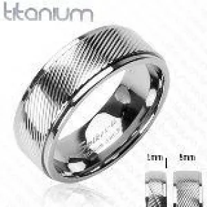 STELLA 8mm - 6mm MEN'S WEDDING RING