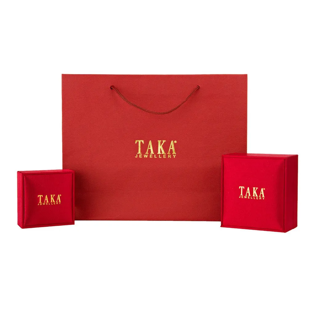 TAKA Jewellery 916 Gold Ring Eternity Abacus