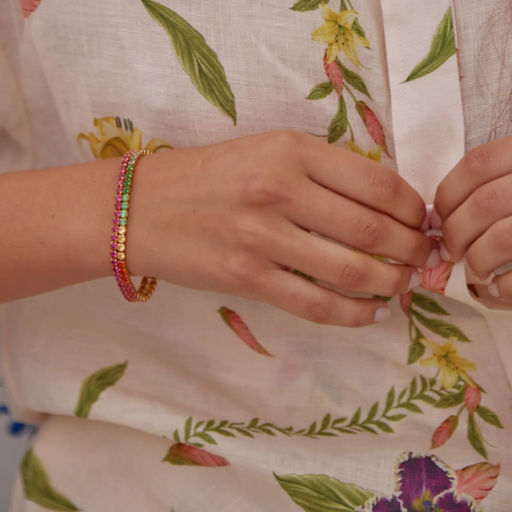 Tennis Bracelet - Rainbow