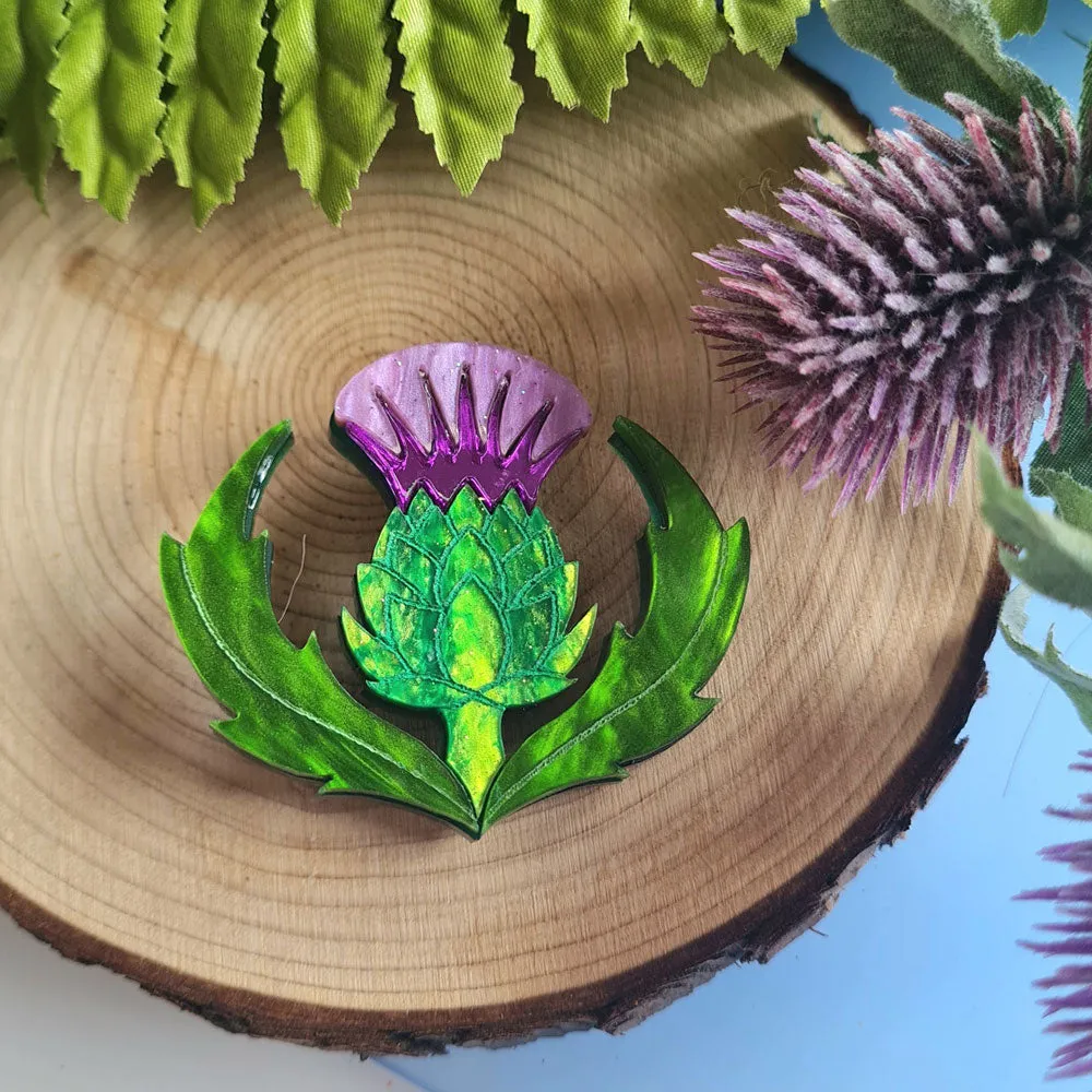 Thistle Pin by Cherryloco
