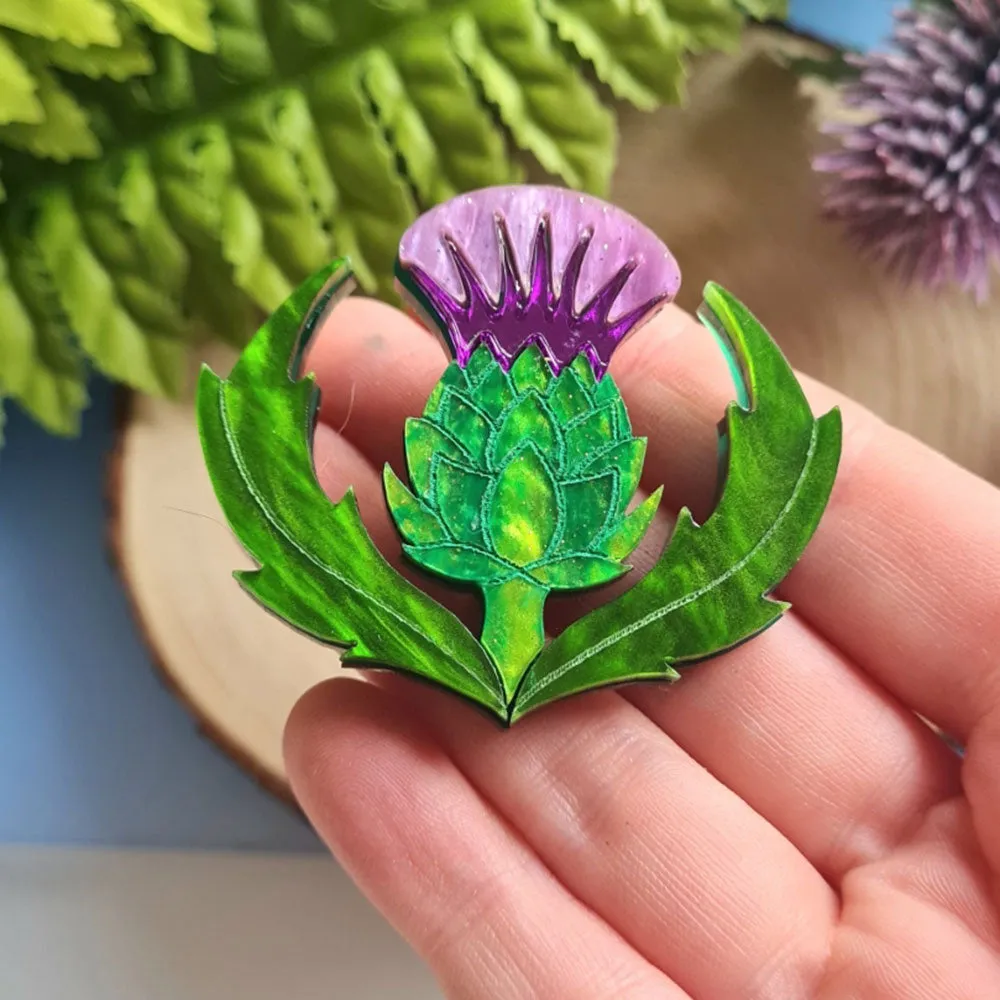 Thistle Pin by Cherryloco