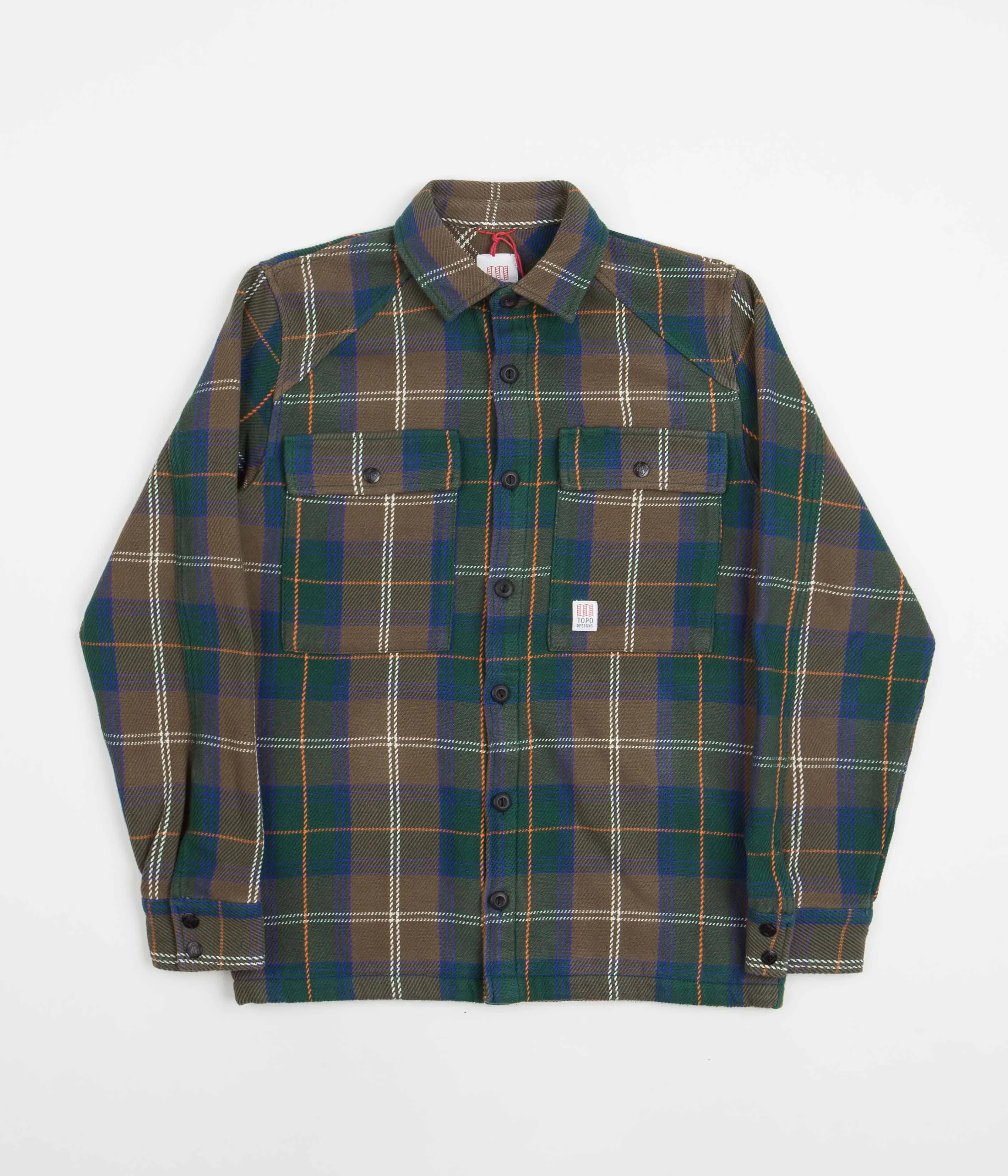 Topo Designs Mountain Shirt Jacket - Blue / Red Plaid