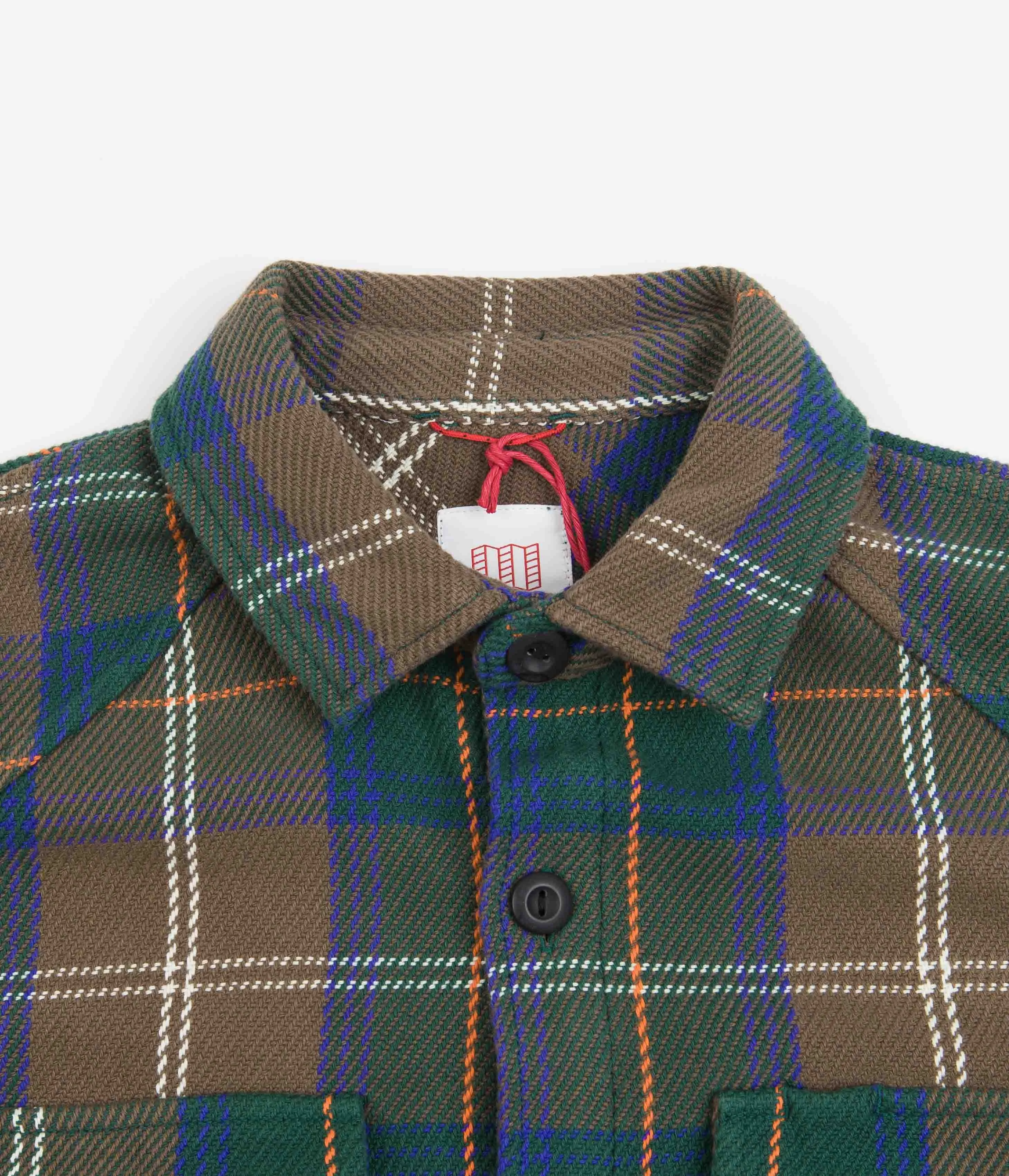 Topo Designs Mountain Shirt Jacket - Blue / Red Plaid