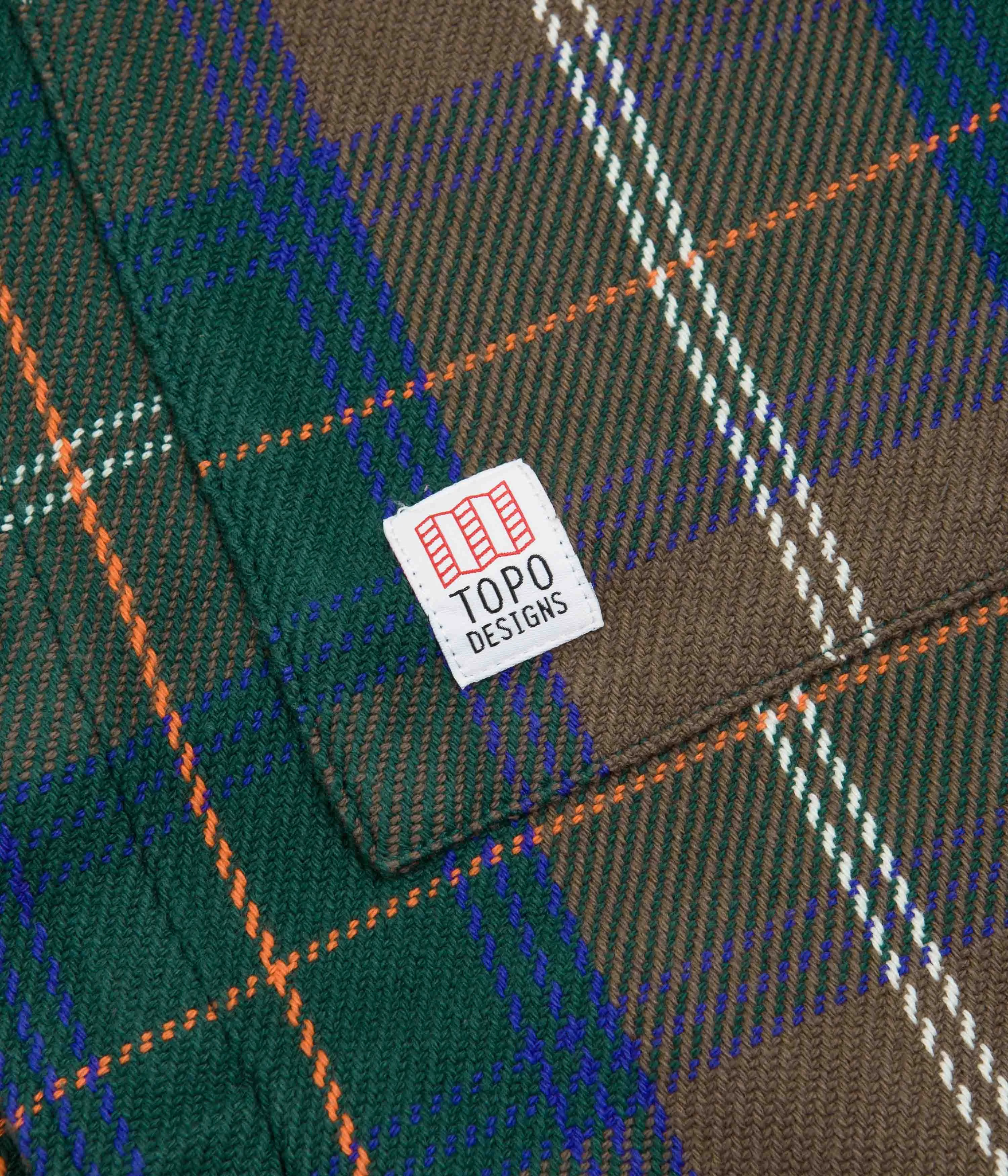 Topo Designs Mountain Shirt Jacket - Blue / Red Plaid