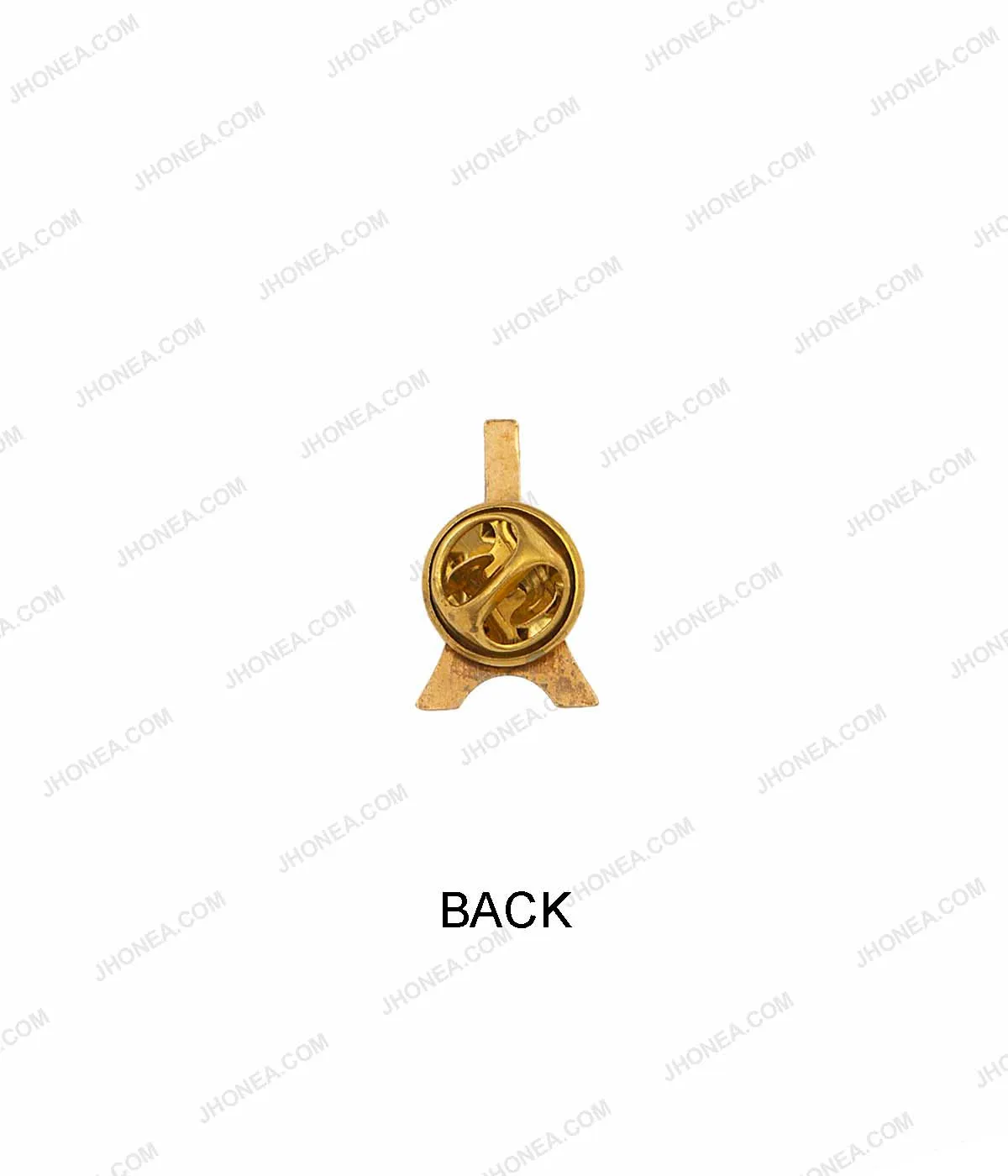 Tri-Color Eiffel Tower Shape Shirt Collar Tips Brooch Pin